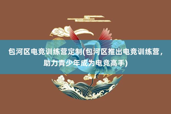 包河区电竞训练营定制(包河区推出电竞训练营，助力青少年成为电竞高手)