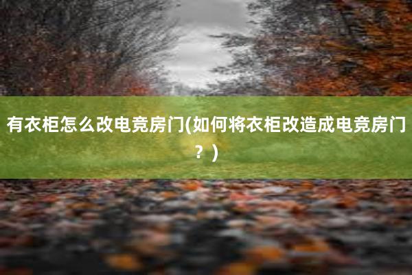 有衣柜怎么改电竞房门(如何将衣柜改造成电竞房门？)